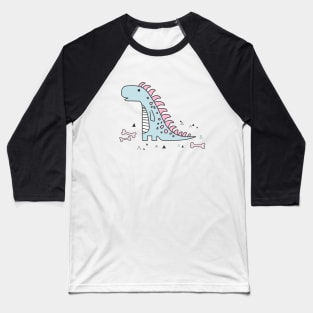 Dinosaur Tyrannosaurus Baseball T-Shirt